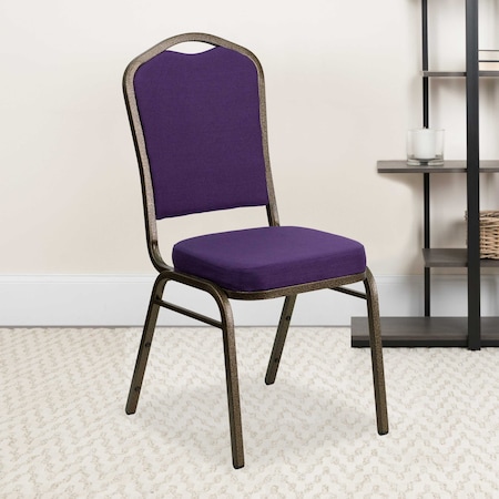 Purple Fabric Banquet Chair,PK4