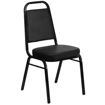 Black Vinyl Banquet Chair,PK4