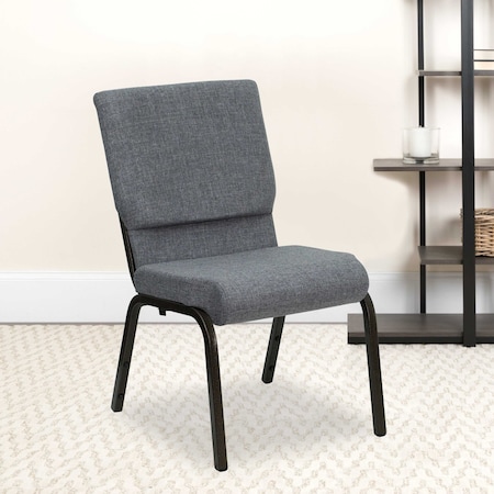 Gray Fabric Church Chair,PK4