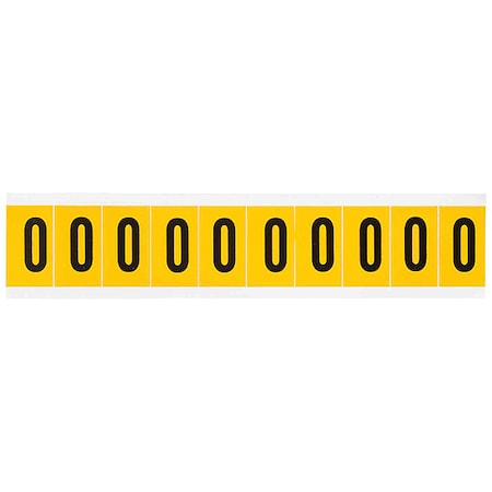 Letter Label, O, 1-1/2in.Hx7/8in.W