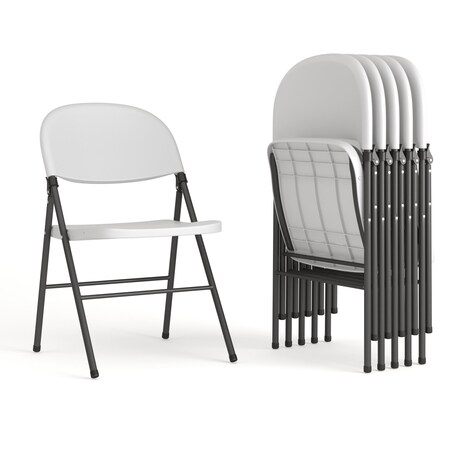 White Plastic Folding Chair,PK6