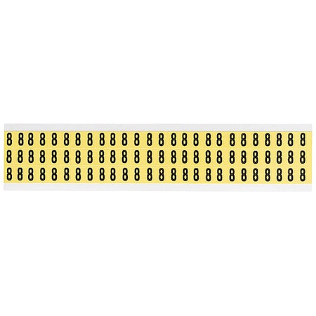 Number Label, 9, 3/4in.Hx9/16in.W, Vinyl