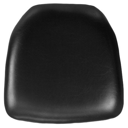 Hard Black Vinyl Chiavari Chair Cushion,PK20