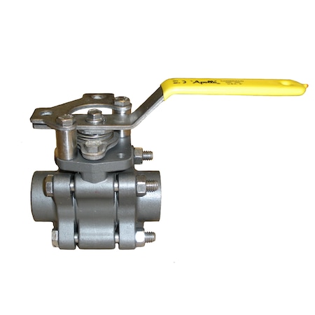 1" Socket Carbon Steel Ball Valve Inline