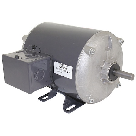 Three-Phase General Purpose Motor, 1/3 HP, 48 Frame, 208-230/460V AC Voltage, 3,450 Nameplate RPM