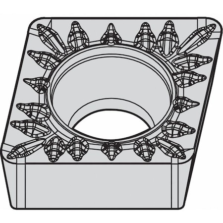 Diamond Turning Insert, Diamond, 3, CCMT, 2, Carbide