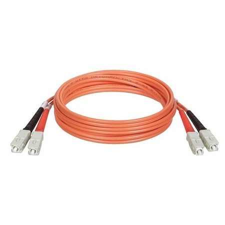 Fiber Optic Patch Cord,SC/SC,2m,Orange