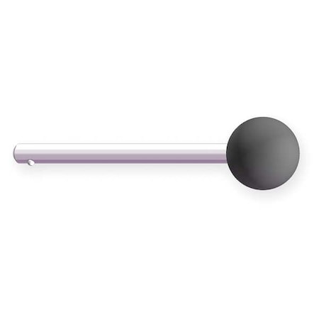 Detent Pin,1.38 In Ball,1/2 In,3 1/4