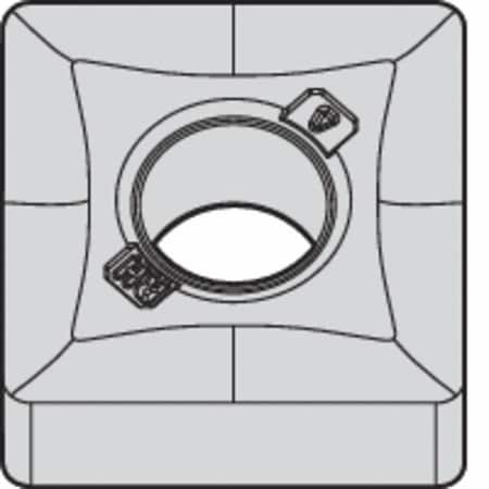 Square Turning Insert, Square, 6, SNMG, 3, Carbide