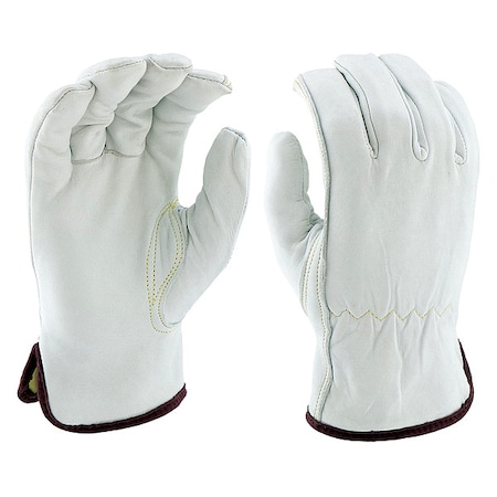 Cut-Resistant Leather Drivers Gloves, Cut Level A4 ,Uncoated ,None ,L 1 PR