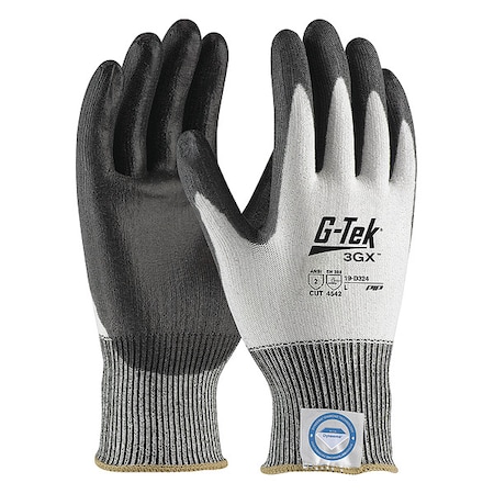 Cut-Resistant Glove, Cut Level A2 ,Dipped ,Polyurethane ,Smooth ,2XL 12 PK