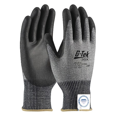 Cut-Resistant Glove, Cut Level A3 ,Dipped ,Polyurethane ,Smooth ,S 12 PK
