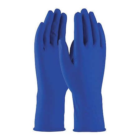 PosiShield, Disposable Gloves, 14 mil Palm, Latex, Powder-Free, L (9), 50 PK, Blue