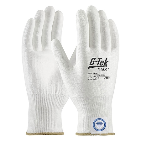 Cut-Resistant Glove, Cut Level A3 ,Dipped ,Polyurethane ,Smooth ,XL 12 PK