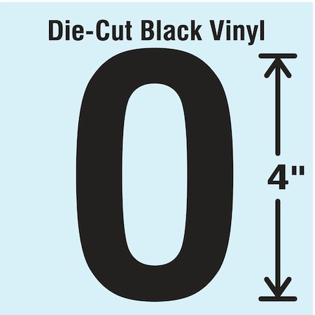 LetterLabel,Vinyl,4inH,2-1/4inW,PK10