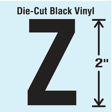 LetterLabel,Vinyl,2inH,1-1/4inW,PK10