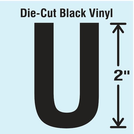 LetterLabel,Vinyl,2inH,1-1/4inW,PK10