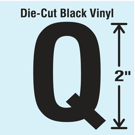 LetterLabel,Vinyl,2inH,1-1/4inW,PK10