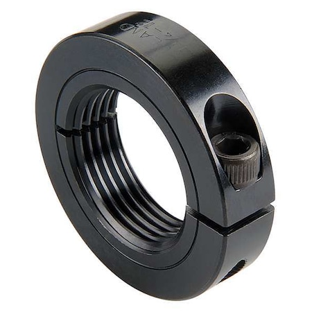 Shaft Collar, Clamp, 1Pc, No 8-32, Steel