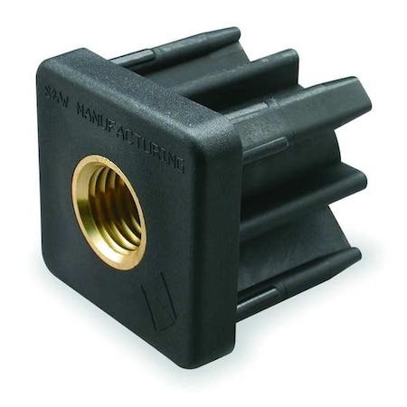Square Tube End,1/2-13 Thread