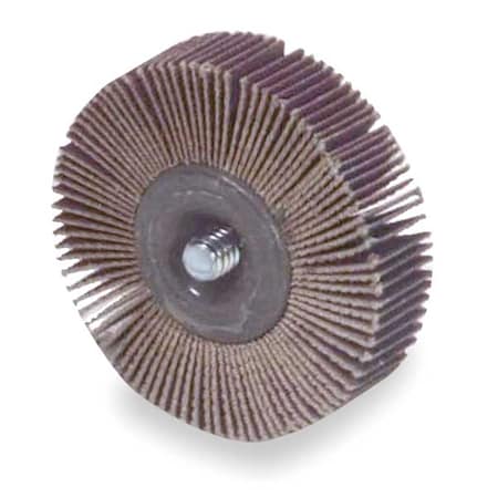 Flap Wheel,AO,1-5/8x1x1/4-20 Shank,60G