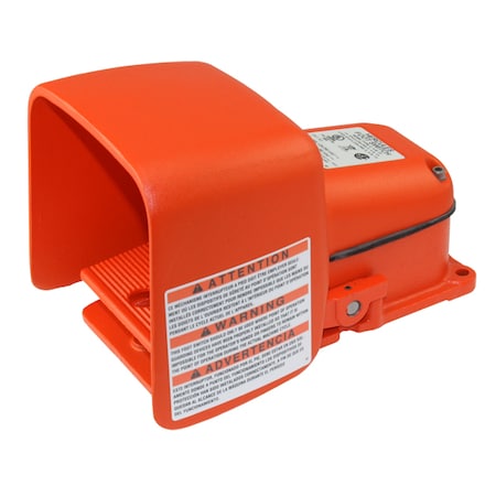 Heavy Duty Foot Switch,Momentary Action