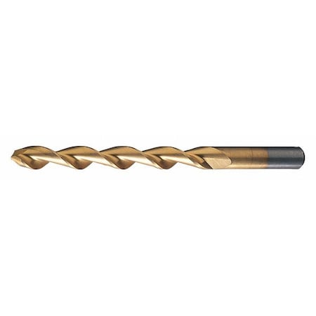 135 Degree Deep Hole Parabolic Jobber Length Drill Chicago-Latrobe 150DH-TN TiN HSS RHS/RHC Let-B