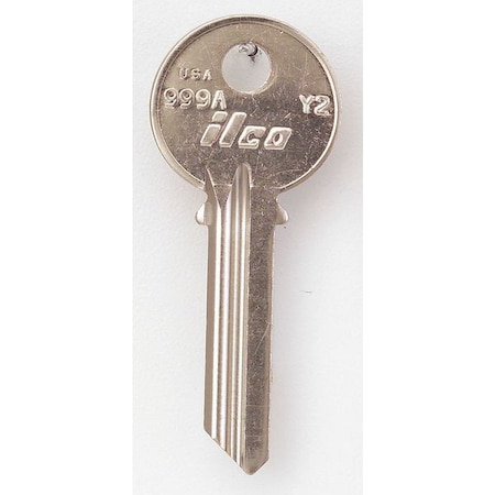 Key Blank,Brass,Type Y2,6 Pin,PK10