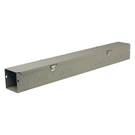 Straight Section Wireway, 1 Rating, Steel, Powder Coated