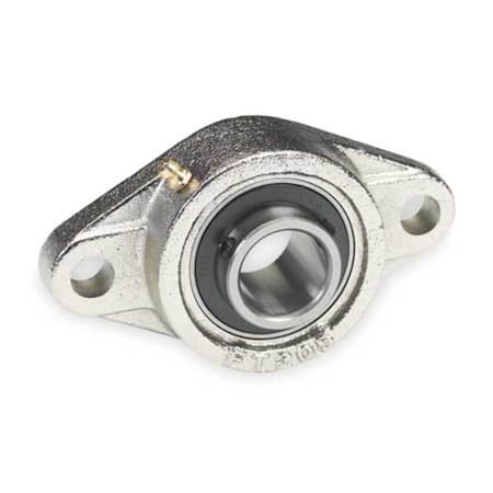Flange Bearing,2-Bolt,Ball,1" Bore