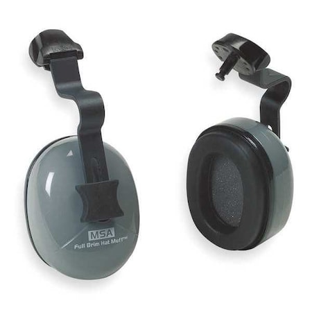 Soprano Hard Hat Mounted Ear Muffs, 25 dB NRR, Passive, Electrically Insulated, Green