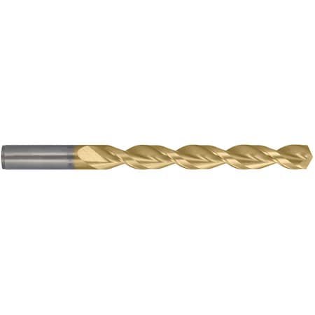 Q-Cobalt 135 Degree Wide Land Parabolic Jobber Length Drill Cleveland 2075-TN TiN HSS-CO 8% RHS/RHC 11/32