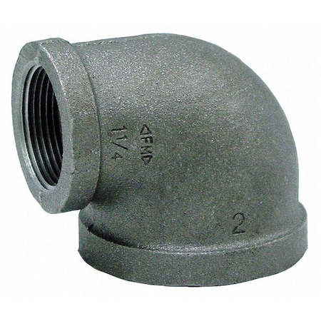 1/2" x 3/8" FNPT Galvanized 90 Degree Reducing Elbow
