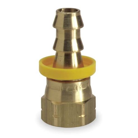 Hose Fitting,1/2 In. ID,3/4"-16 UNF