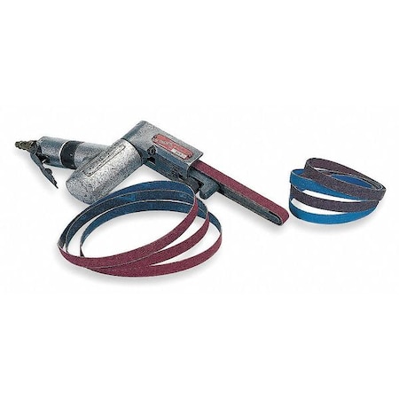 Sanding Belt, 3/4 in W, 20 1/2 in L, Coated, Aluminum Oxide, P100 Grit, Medium, R283 Metalite