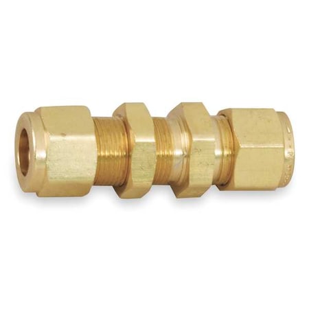 3/8" A-LOK Brass Bulkhead Union