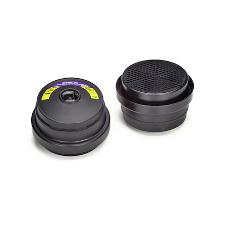 Cartridge,  OptimAir TL PAPR,  Bayonet,  Magenta/Olive,  AM/CL/CD/FM/HC/HS/MA/SD/HE/HF,  Gray,  6 Pack
