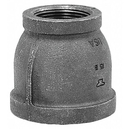 Reducer Coupling Reducer Coupling, 3/4" x 1/8" Pipe, FNPT, Malleable Iron, Class 150