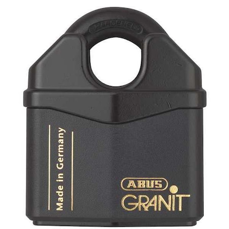 Padlock, Keyed Different, Standard Shackle, Square Hardened Steel Body, Hardened Steel Shackle