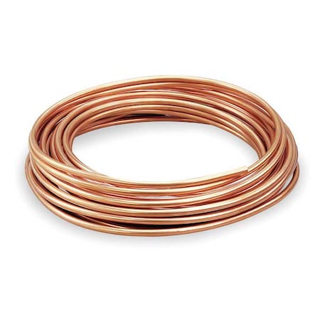 Coil Tubing, 3/8 in Outside Dia, 60 ft Length, L