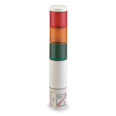 Tower Light Incandescent Assembly, 120V AC, Amber, Blue, Clear, Green, Red, 2 3/16 in Dia.