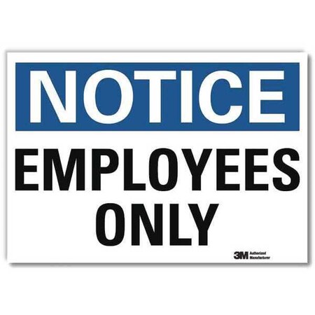 Notice Sign,14x10 In.,English, U1-1040-RD_14X10