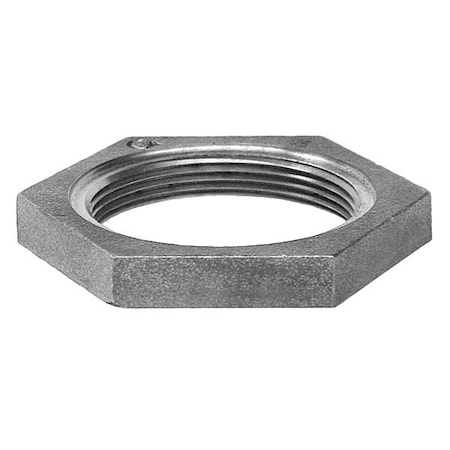 Hex Locknut Hex Locknut, 1-1/2" Pipe, FNPT, Malleable Iron, Class 150