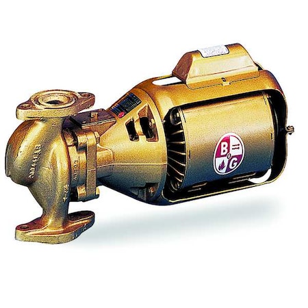 Hydronic Circulating Pump, 1/6 hp, 115V, 1 Phase, Flange Connection