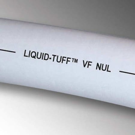 Liquid-Tight Flex Metal Conduit, 1 in Trade Size, 50 ft, 3 in Bend, Steel, Gray