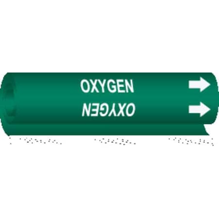 Pipe Marker,Oxygen, 5735-O