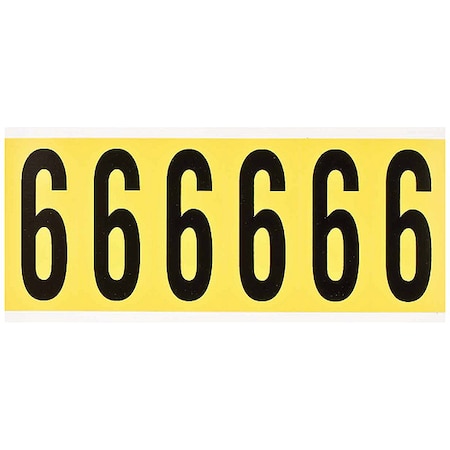 NumberLabel,Vinyl,3-1/2inH,1-1/2inW