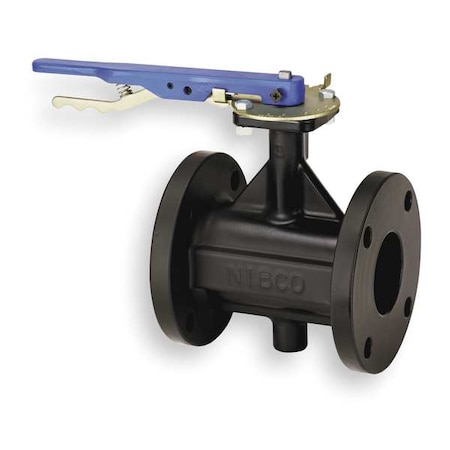 Butterfly Valve,Lever,3 In,Cast Iron