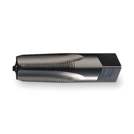 Pipe Tap, 3/8"-18, Taper, 4 Flutes, NPT