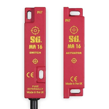1NC/1NO Magnetically Actuated Safety Interlock Switch
